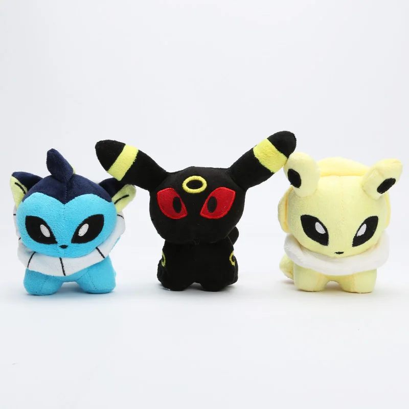 9 шт./набор, Eevee Umbreon Sylveon Espeon Jolteon Vaporeon Flareon Glaceon Leafeon, плюшевые мягкие куклы в виде животных, 12-15 см