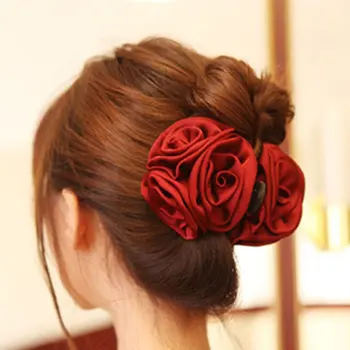 

Pearl Knotted Hair Circle Round Ball Jelly Color Hair Rope Tied Hair3342