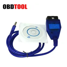 Auto OBD2 USB Diagnostic Cable for Fiat VAG Ecu Scan Tool Read Clear Engine ABS AirBag ESP Faults Cars OBD Connector JC20