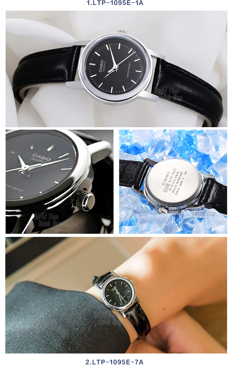 Casio часы женские часы лучший бренд класса люкс 30м водонепроницаемый кварцевые женские часы женские подарки часы спортивные часы relogio feminino reloj mujer montre homme bayan kol saati zegarek damski LTP-1095