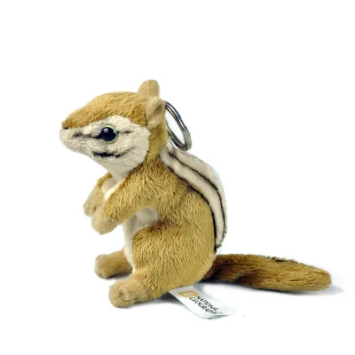 Chipmunk Siberian plush toy 10"25cm stuffed animal National Geographic NEW 
