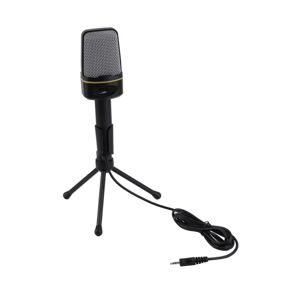 Горячая 3,5 мм проводной Studio емкостный Plug and Play микрофон SF-920 для компьютера Wholeslae