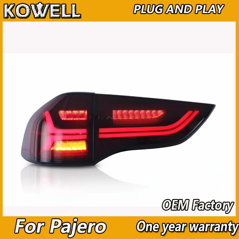 

Car Styling for Mitsubishi Pajero Taillights 2010-2013 Pajero Montero Sport LED Rear Lamp DRL+Brake+Park+Dynamic turn signal
