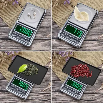 

DH-938C portable gold jewelry scale USB Charging Pocket Scale 500g/0.01g Electronic plug-in -0.1g