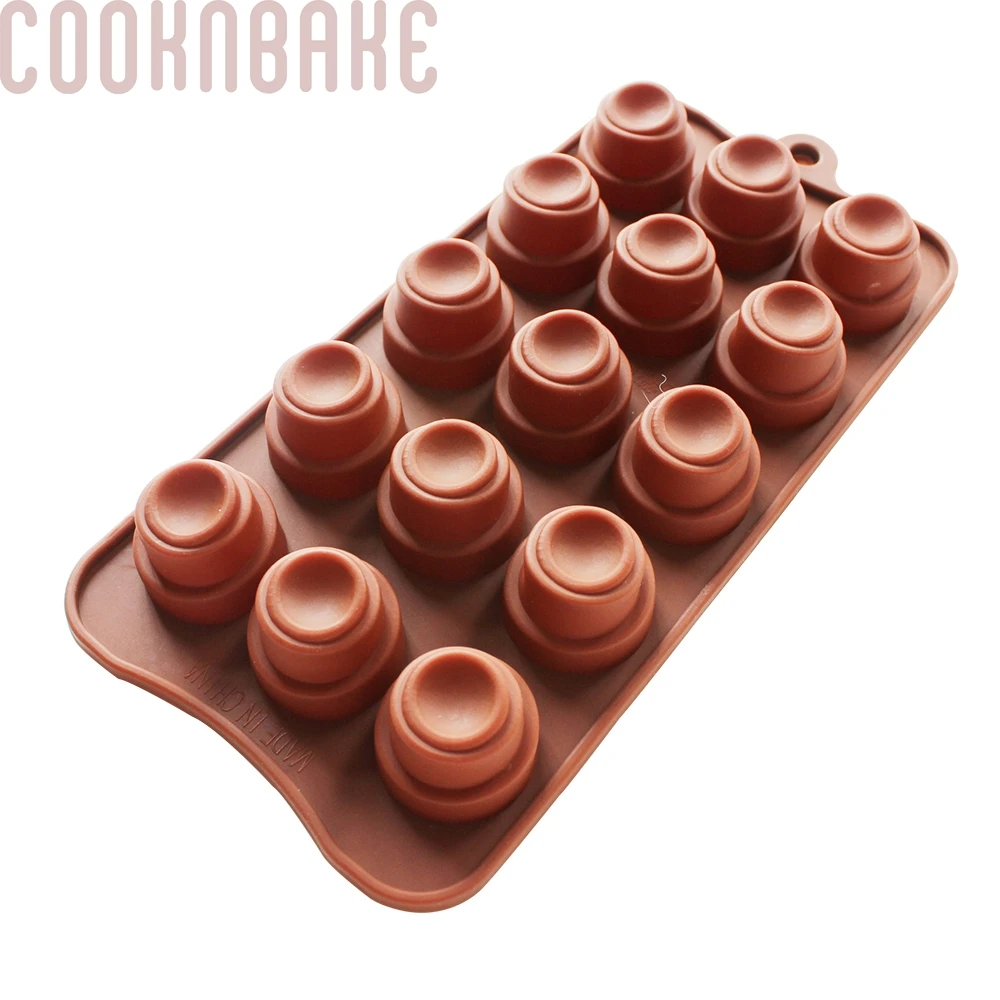 COOKNBAKE сделай сам инструмент круглая 15 ровная форма силиконовая для шоколада