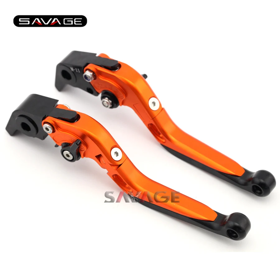 

For KTM 690 DUKE 08-11, 990 Super Duke 05-12 Motorcycle Accessories Adjustable Folding Extendable Brake Clutch Levers Orange