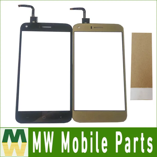 

1PC/Lot For Bravis A506 Crystal Touch Screen Digitizer replacement Black White Gold Color With tape