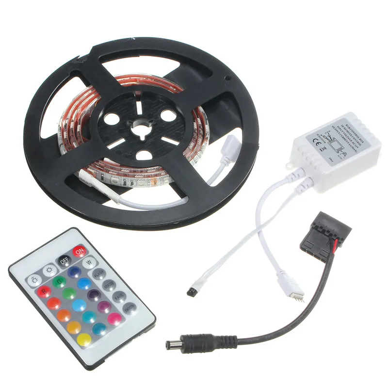 5050 SMD RGB светодиодные полосы света лампы Водонепроницаемый Диодная лента гибкий