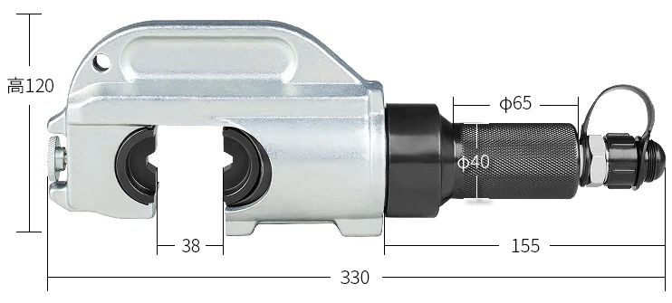 50-400mm2 Гидравлический обжимной Глава EP-510H Гидравлические сжатия Глава Разделение блок гидравлический обжимной инструмент