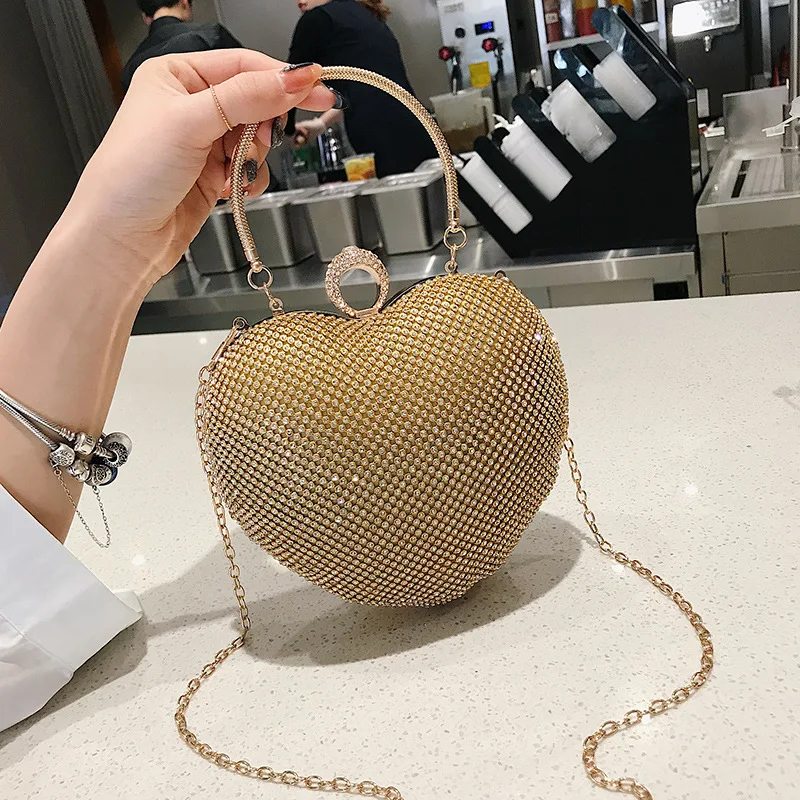 

2019 Spring and Summer Explosion dinner bag pearl love handbag single shoulder oblique cross woman bag