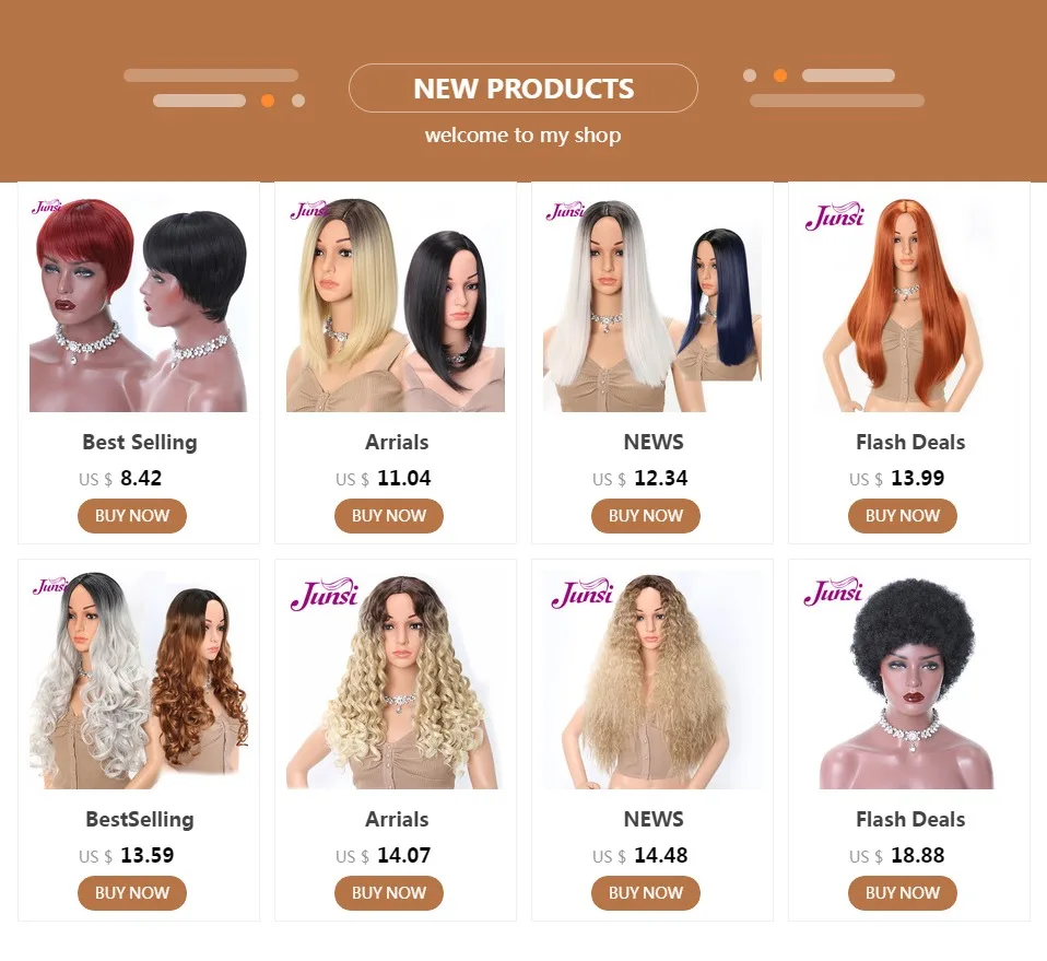 JUNSI мода длинные волнистые вьющиеся волосы парик Золотой натуральный синтетический парик для женщин(Цвет: Золотой