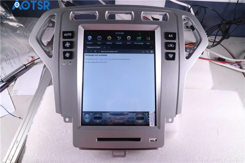 Тесла стиль чистый Android6.0 10," автомобиль без dvd-плеер gps навигации для Ford Mondeo Fusion 2007-2010 стерео автоматическое устройство мультимедиа