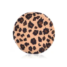 2 шт. высококачественный Леопардовый пуф для макияжа нежный и мягкий свободный порошок воздушные накладки косметический пуф UR12