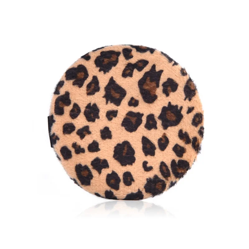 

2 pcs High Quality Leopard Makeup Puff Delicate and Soft Loose Powder Puff Pad Cosmetic Puff UR12