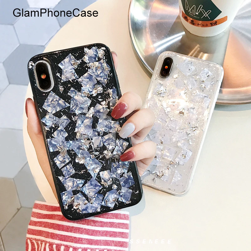 Buy GlamPhoneCase Crystal Silver Foil Phone Case for