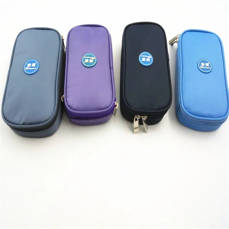 Medication Cooler Bag Insulin Portable Refrigerated Drug Insulated Cooler Ice Bag Portable Thermal Plastic Ice