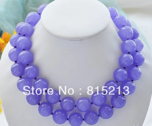 

ddh0041 33" 18mm nature round violet jasper bead necklace