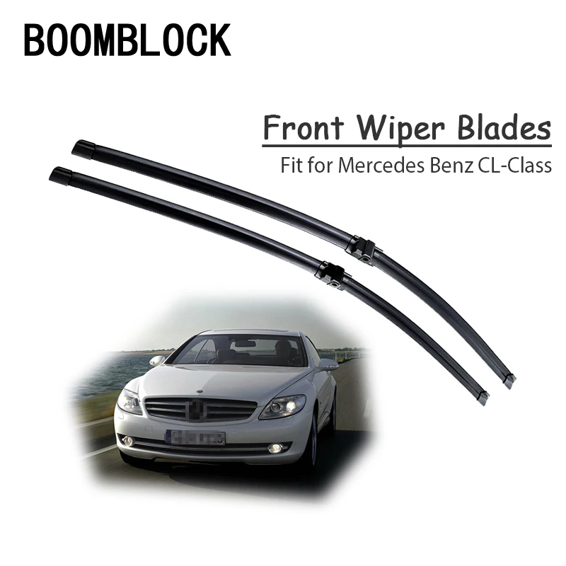 Car Windshield Rubber Front Wiper Blades Arm Kit For Mercedes Benz CL Class W215 W216 500 55 63 65 AMG Accessories | Автомобили и