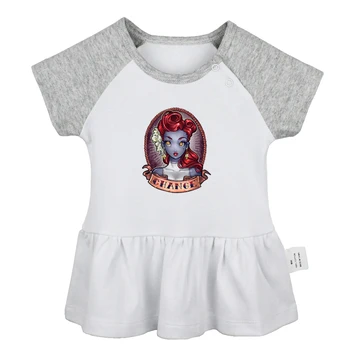 

Retro Tattoo Poker Girl cant touch this Girl Red hair change pinup Art Newborn Baby Girls Dresses Toddler Infant Cotton Clothes