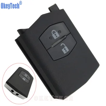 

Okeytech 2 Buttons Folding Flip Remote Control Car Key Case For Mazda 2 3 5 6 No Blade Replacement Keyless Entry Fob Shell Cover