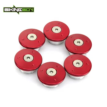 

BIKINGBOY 6 pcs Electric Motorcycle CNC Billet Frame Hole Decoration Plugs Cover Caps Set for SOCO All Models