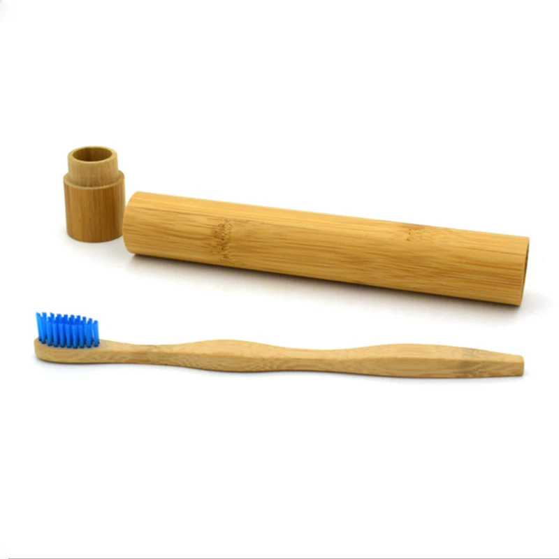 1 шт., Бамбуковая зубная щетка для ухода за полостью рта,, экологическая деревянная Радужная бамбуковая зубная щетка с мягкой щетиной для взрослых