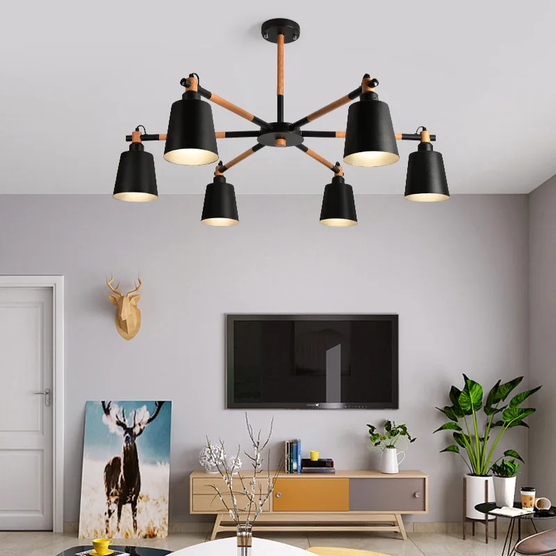 

ceiling lights LED American Style white and black color Lampshade Free Shipping For Bedroom Living Room Foyer Study Hotel Room