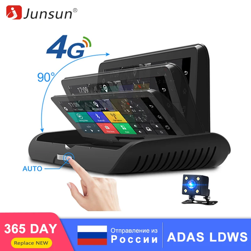 

Junsun E95P Auto 4G Android 8.1 ADAS 2+32GB Car DVR Dash Cam FHD 1080P Dual Lens recording Car DVRs recorder rearview mirror