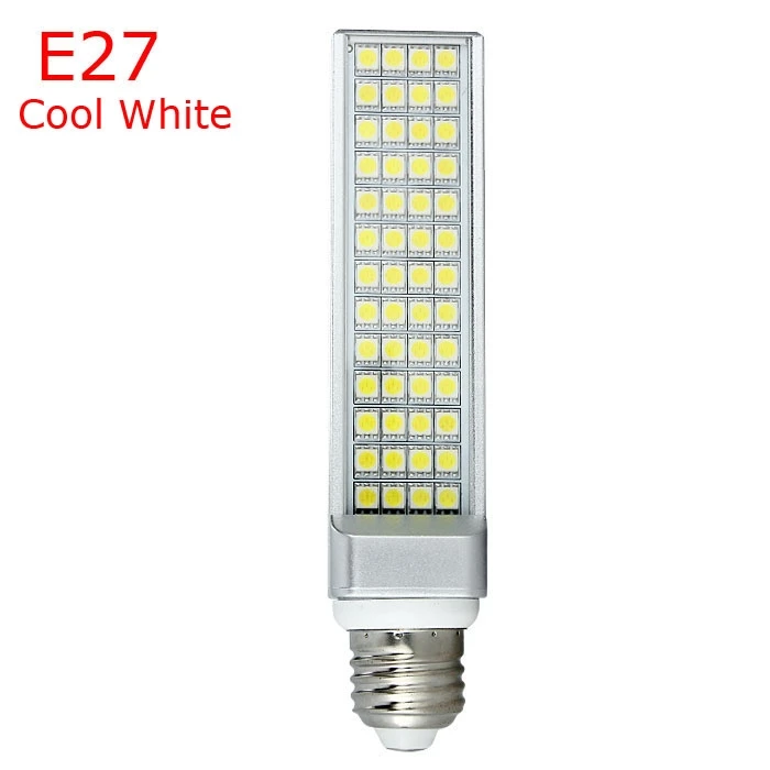 Горячее предложение 10-12 Вт E27 52 светодиода 5050 SMD Холодный белый/теплый белый