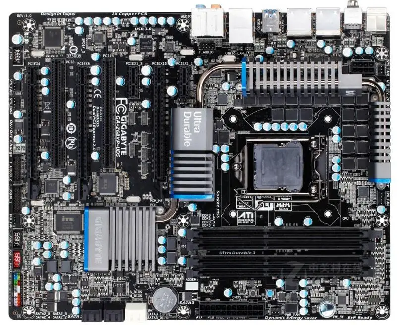 Для Gigabyte GA-Z68XP-UD5 оригинальная б/у материнская плата для настольного компьютера с