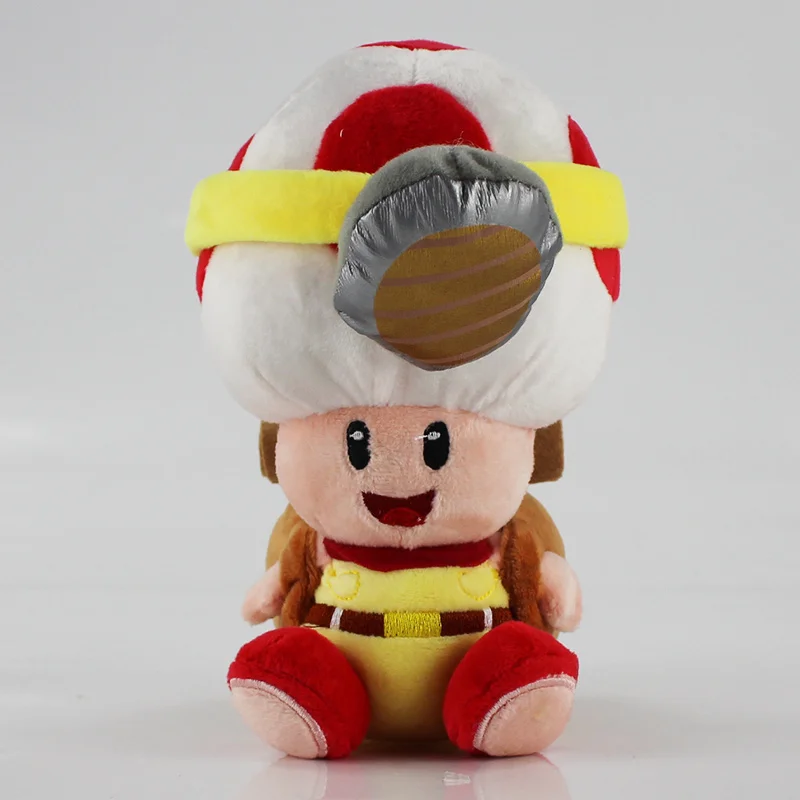 Супер гриб Марио плюшевая игрушка Toad Toadette мягкая кукла подарок для детей - Цвет: Toad