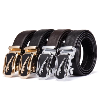 

2019 Men Belts Genuine Leather Luxury Brand New Designer Strap Cowskin Male Belt For Man Automatic Buckle Jeans