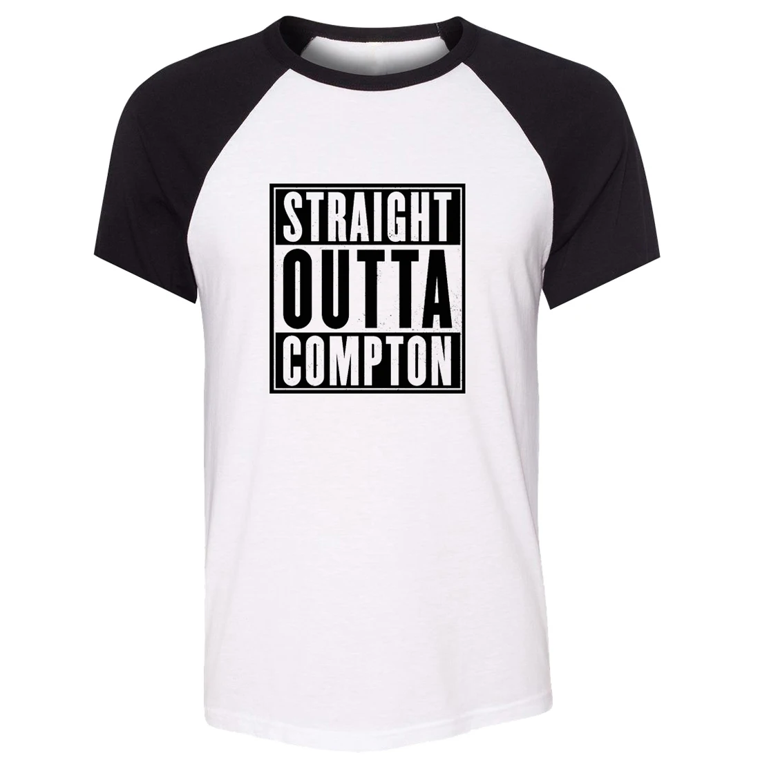 Унисекс летняя футболка Straight Outta Compton N. w. ice cube MC Ren Eazy-E узор реглан короткий рукав Для мужчин футболка Принт футболки - Цвет: Бежевый