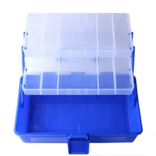 HENGJIA 1 шт. водостойкие рыболовные приманки двухслойные инструменты ящик для хранения Чехол Контейнер Коробка pesca рыболовные снасти аксессуары