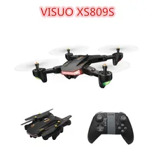 TIANQU VISUO XS809S WiFi FPV камера режим удержания высоты Радиоуправляемый Дрон Квадрокоптер вертолеты уровень начинающих