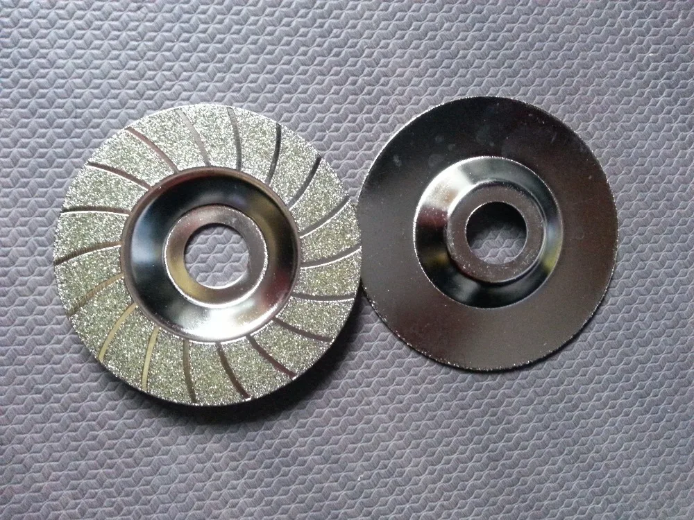 4''inch 100mm Electroplated Concave Diamond Grinding Disc best quality