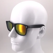 Поляризационные квадратные Винтажные Солнцезащитные очки для мужчин и женщин, фирменный дизайн, Ретро стиль, зеркальные солнцезащитные очки для вождения, солнцезащитные очки, солнцезащитные очки, UV400