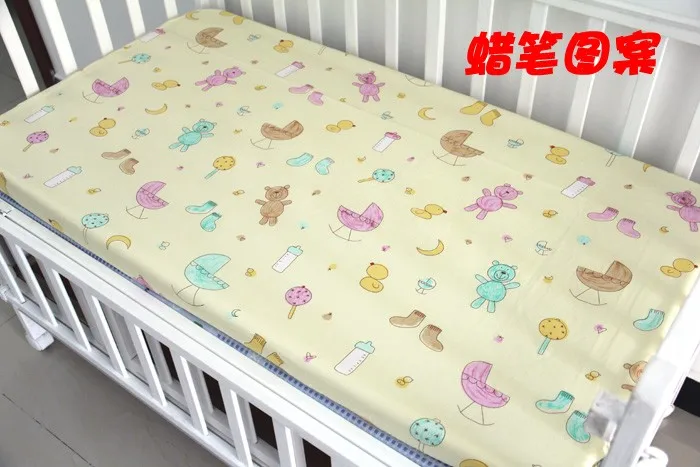 Бренд! Детские постельные принадлежности для кроватки с героями мультфильмов, очень мягкий детский комплект простыней, 120*60/120*70 см