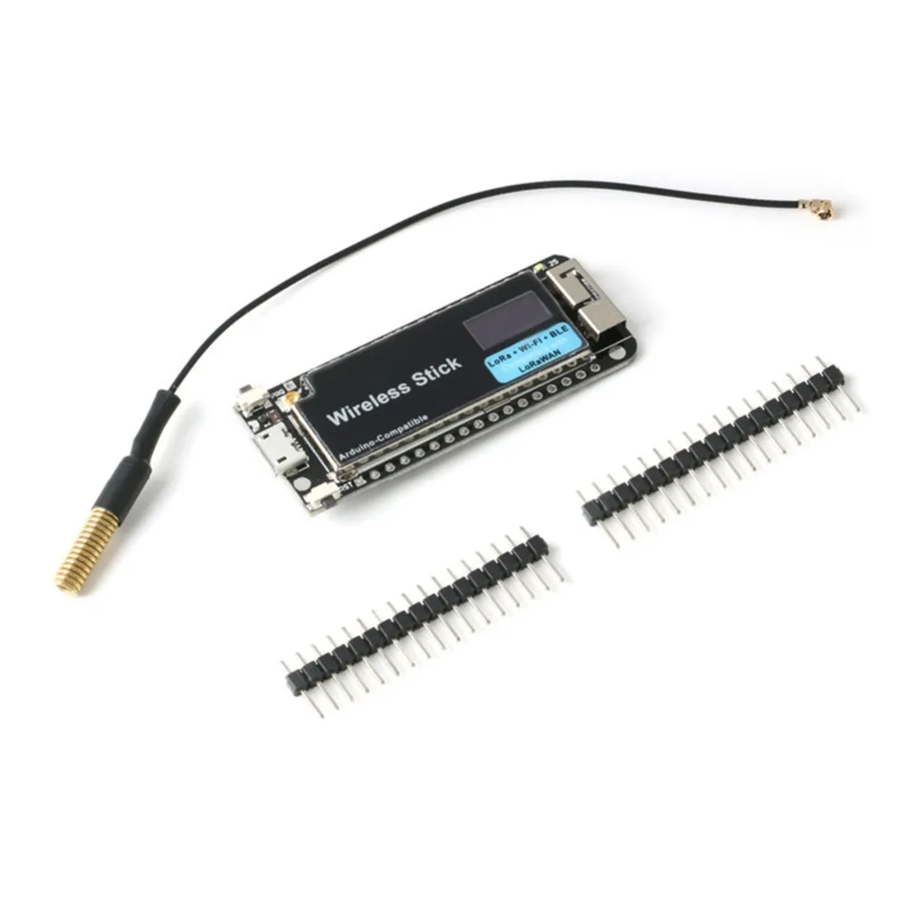 Макетная плата LoRa ESP32 868 МГц/915 МГц 433 МГц/470 модуль SX1276 LoRaWAN WIFI BLE с антенной для