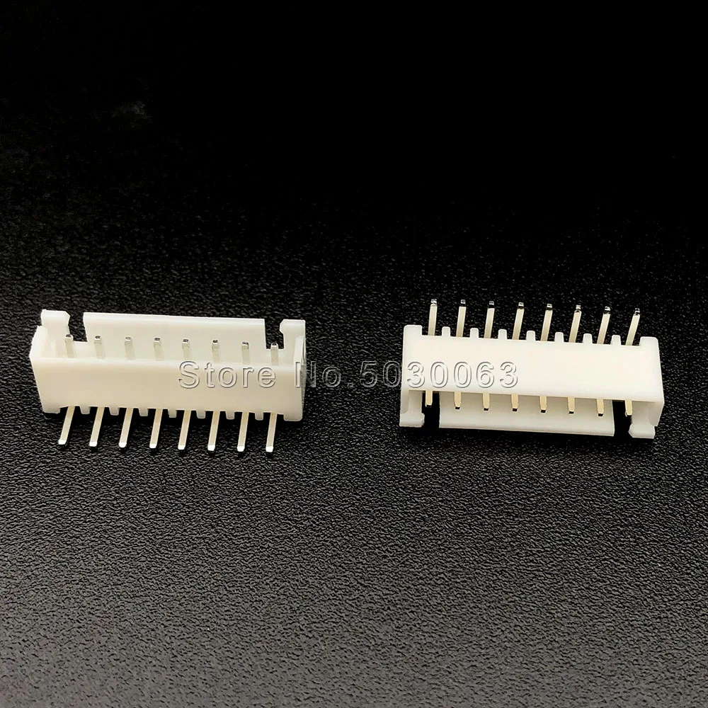 40PCS/Lot XH2.54 8P 8pin XH-8AW Right Angle Pin Header Wire Connector 2.54mm Pitch XH For PCB JST Car 2.54MM | Обустройство дома