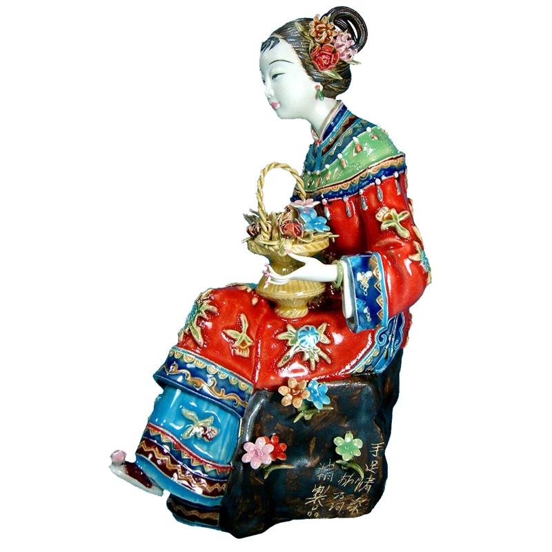 Antique Statues for Decoration Ceramic Sculpture Arts Collectibles