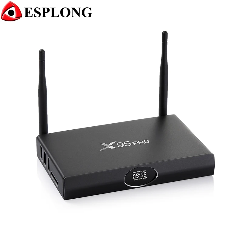 

Newest X95 PRO Android 6.0 TV BOX Amlogic S905X Quad Core Wifi HD 2.0A Media Player Bluetooth LED Smart TV Box