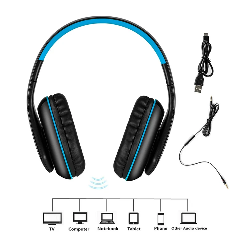 Игровые наушники KOTION B3506 Беспроводной Bluetooth складной Best стерео гарнитура с