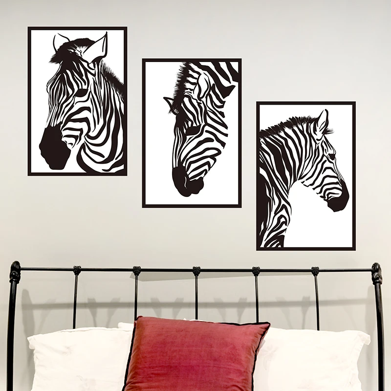 European black and white zebra wallpaper background wall ...