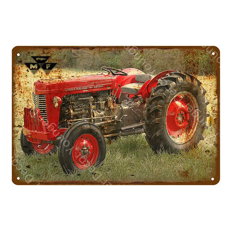 Vintage Home Decor Machine Farmall Farm Tractors Metal Tin Signs Ford Farming Wall Art Painting Pos