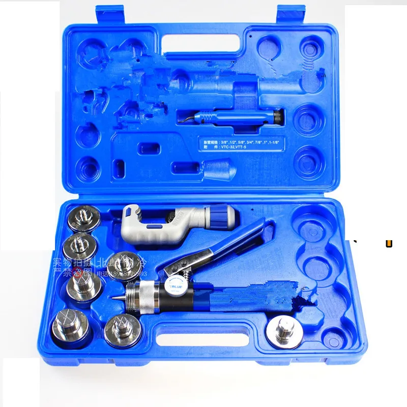 Expander VST-42B Hydraulic Expanding Brass Mouthpiece Expansion Refrigeration Repair Tool With Cutter 10-42MM | Инструменты