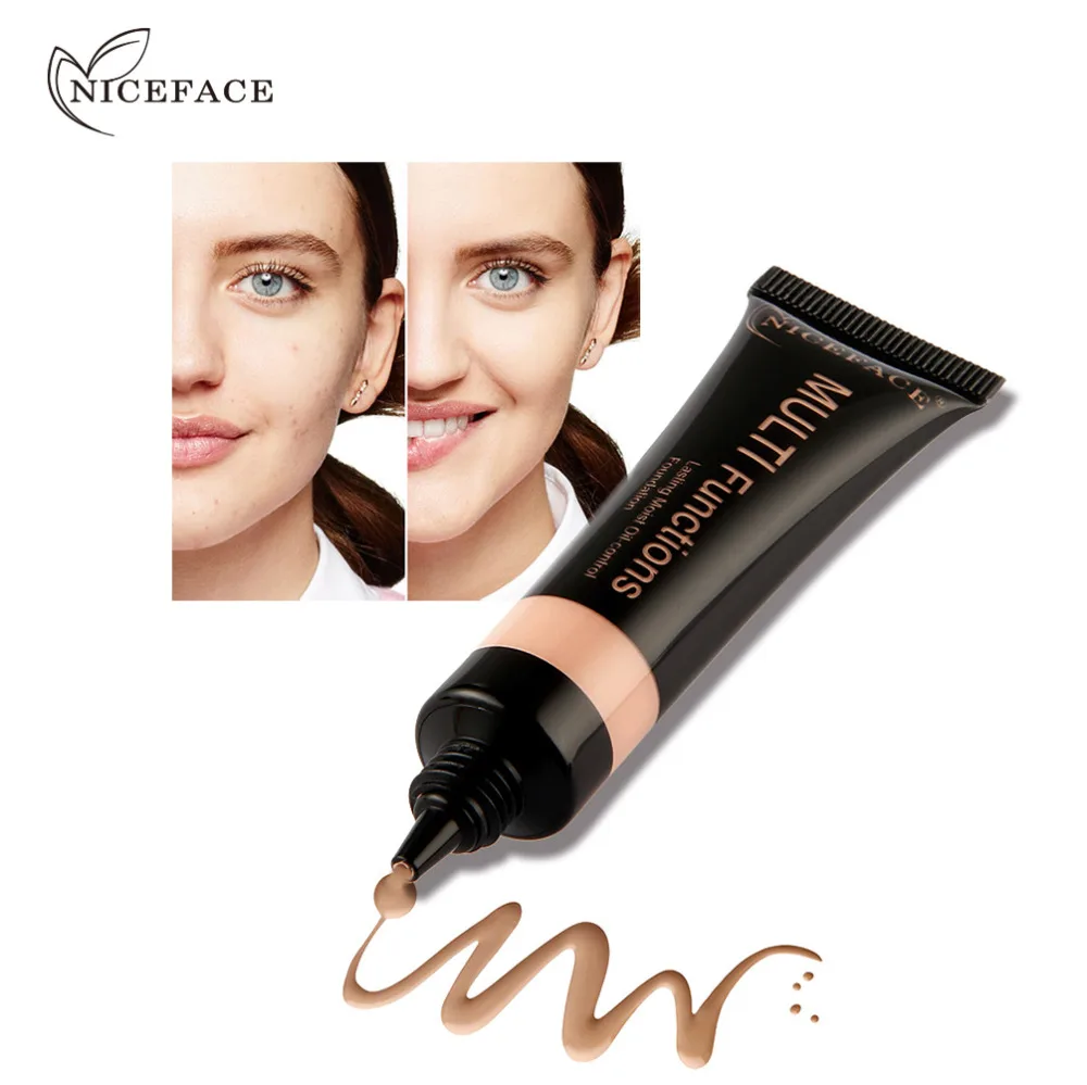 Основа для макияжа NICEFACE Жидкая основа BB-крем перемешивающий отбеливающий