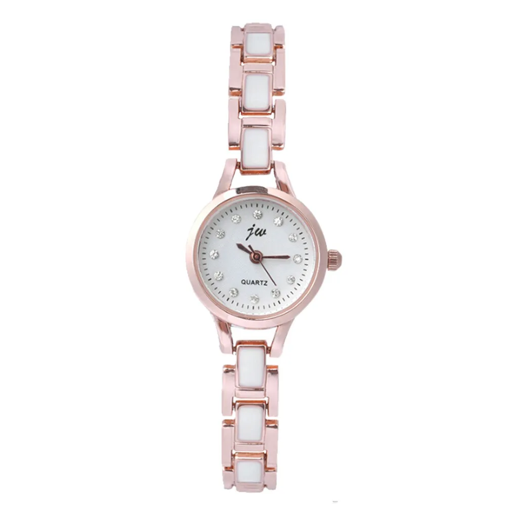 

Diamond Insert Dial Quartz Watch Fine Chain Woman Wrist Watch Gift Souvenir Relogio Feminino Women Watches Reloj Mujer Bayan