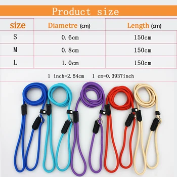 

Leash Collar Pet Products for Small Large Dog Harness Leash Nylon Training Collars Pet Cat Dogs Accessories YS0015
