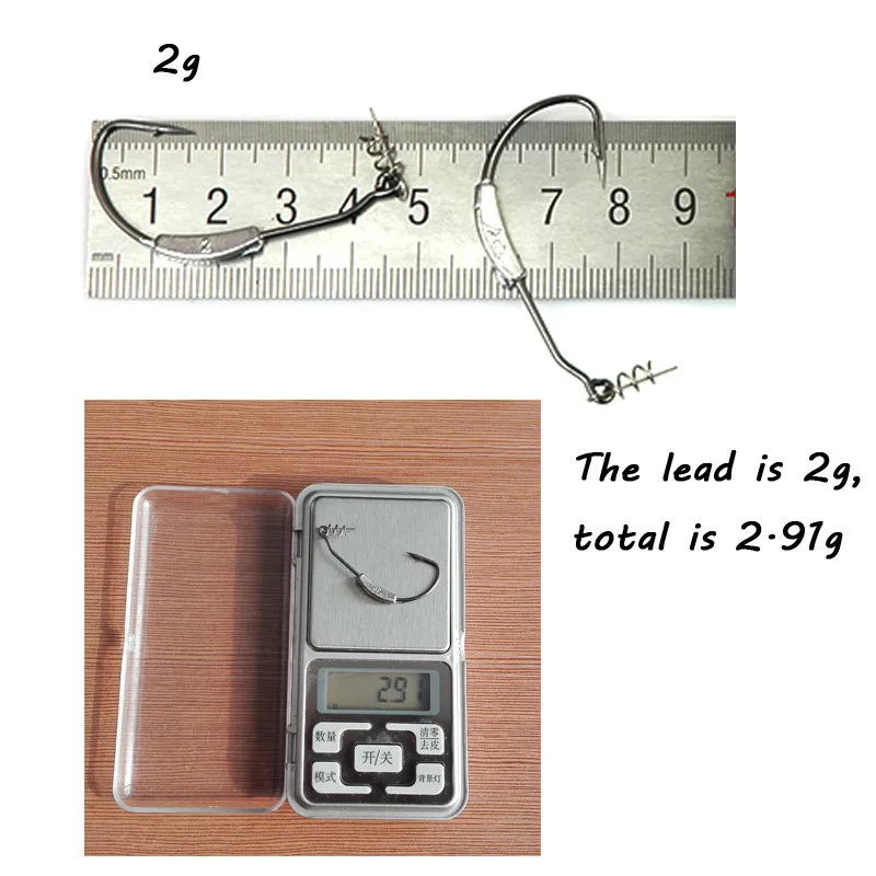 5 шт/лот свинцовые рыболовные крючки 2 г-25 г рыболовные крючки для мягкой рыбалки приманки из углеродистой стали рыболовные крючки